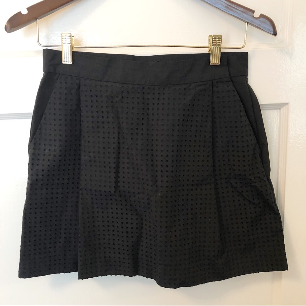 Kate Spade Saturday Perforated Mini Skirt